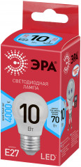 Лампа светодиодная Эра P45-10W-840-E27 R - Фото 2