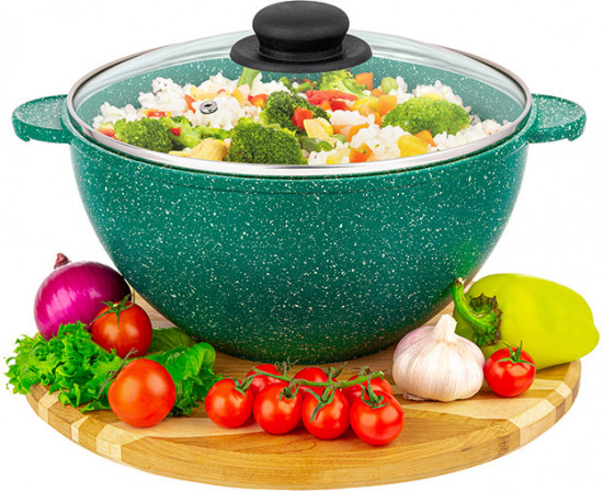 Казан с крышкой