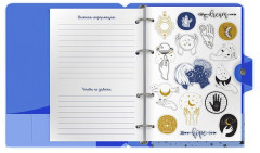 Тетрадь со сменным блоком «Neon Blue» - Фото 1