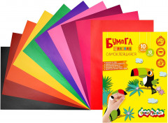 Бумага цветная самоклеящаяся - Фото 2