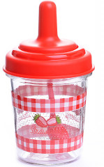 Банка для варенья с ложкой и крышкой - Фото 1