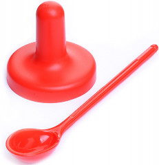 Банка для варенья с ложкой и крышкой - Фото 2