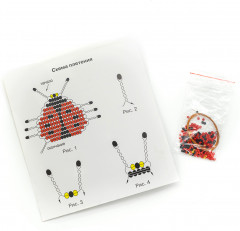 Набор для бисероплетения «Божья коровка» - Фото 2