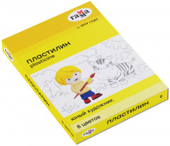 Пластилин восковой «Юный художник» - Фото 4