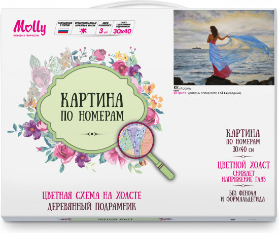 Картина по номерам «Ассоль»