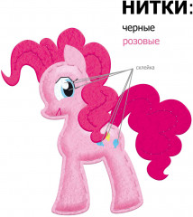 Игрушка из фетра «My Little Pony. Пинки Пай» - Фото 2