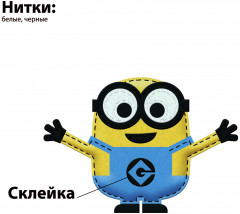Игрушка из фетра «Миньоны. Боб» - Фото 5