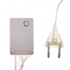 Гирлянда «Бахрома», 2,4 х0,6 м, LED-120-220V, желтый - Фото 2