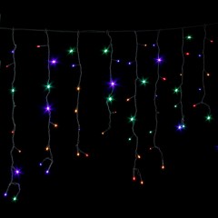 Гирлянда «Бахрома», 2,4х0,6 м, LED-120-220V, мультицвет - Фото 5