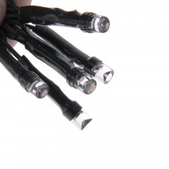 Гирлянда «Бахрома», 2,4х0,6 м, LED-120-220V, мультицвет - Фото 3