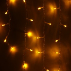Гирлянда «Бахрома» Арка, 1х1 м, LED-126-220V, золотой - Фото 4