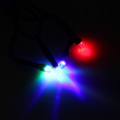 Гирлянда «Бахрома», 1,2х0,6 м, LED-60-220V, красный-зеленый/красный-синий - Фото 4