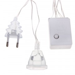 Гирлянда «Занавес», 1,5х1 м, УМС вилка, LED-180-220V, белый - Фото 1