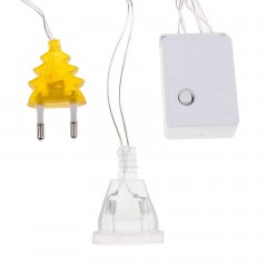 Гирлянда «Занавес», 1,5х1 м, УМС вилка, LED-180-220V, желтый - Фото 1