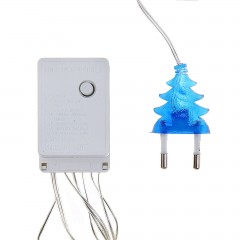 Гирлянда «Занавес», 2х1,5 м, УМС вилка, LED-360-220V, синий - Фото 2