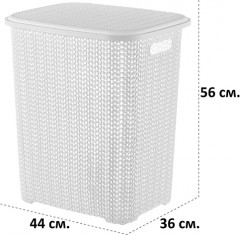 Корзина для белья «Вязь» - Фото 1