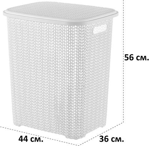 Корзина для белья «Вязь»