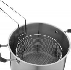 Кастрюля с крышкой со вставкой для фритюра  «Belle Selection» - Фото 2