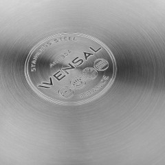 Кастрюля с крышкой со вставкой для фритюра  «Belle Selection» - Фото 6