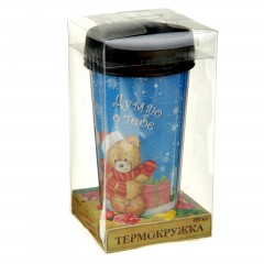 Термокружка «Думаю о тебе» 400 мл - Фото 1