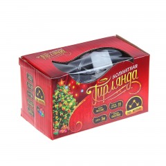 Гирлянда «Метраж», 5 м с насад. «Мини фонарик», LED-20-220V, красный-зеленый/красный-синий - Фото 2