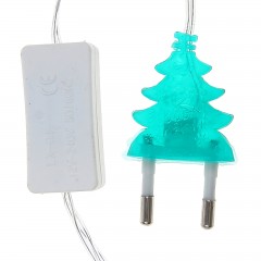 Гирлянда «Метраж», 5 м с насадкой «Ежики», LED-20-220V, мультицвет - Фото 2