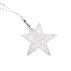 Гирлянда «Метраж», 5 м с насадкой «Звезда в крапинку», LED-20-220V, мультицвет - Фото 3