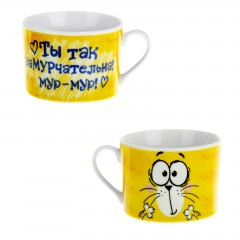 Набор кружка с блюдцем «Котэ», 200 мл - Фото 4