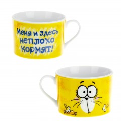 Набор кружка с блюдцем «Котэ», 200 мл - Фото 4