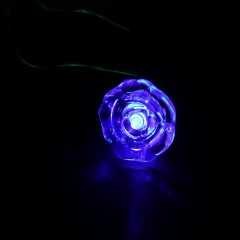 Гирлянда «Метраж», 5 м с насадкой «Роза большая», LED-20-220V, мультицвет - Фото 4