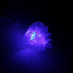 Гирлянда «Метраж», 5 м с насадкой «Шишки 3D», LED-20-220V, мультицвет - Фото 4