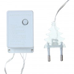 Гирлянда «Метраж», 5 м с насадкой «Игла», LED-50-220V, белый - Фото 2