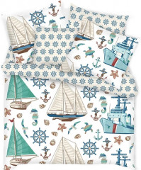 Комплект постельного белья «Моряки» - Фото 1