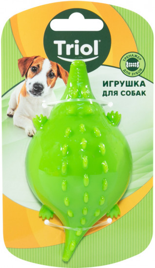 Игрушка для собак «Круглый крокодил»