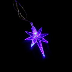 Гирлянда «Метраж» с насадкой «Звезда» 5 м, LED-20-220V, мультицвет - Фото 4
