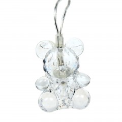 Гирлянда «Метраж» с насадкой «Мишка» 5 м, LED-20-220V, красный-зеленый/красный-синий - Фото 3