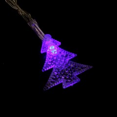 Гирлянда «Метраж» с насадкой «Елки» 3 м, LED-20-5V, мультицвет - Фото 4