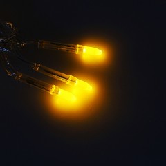 Гирлянда «Метраж» с насадкой «Игла» 10 м, LED-100-220V, золотой - Фото 2