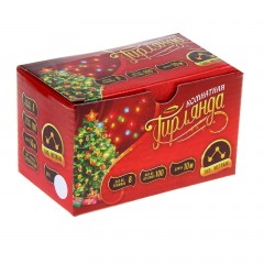 Гирлянда «Метраж» с насадкой «Игла» 10 м, LED-100-220V, белый - Фото 1