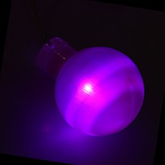 Гирлянда «Метраж» с насадкой «Большие шарики 5 см» 6 м, LED-20-220V, фиолет - Фото 4