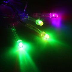 Гирлянда «Метраж» 1,2 м, LED-12-220V, красный-зеленый/красный-синий - Фото 4