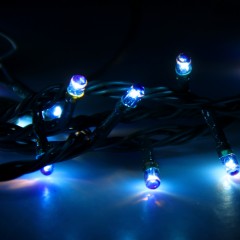Гирлянда «Метраж» 3,5 м, 50 ламп, 220V, синий - Фото 4