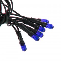 Гирлянда «Метраж» 3,5 м, 50 ламп, 220V, синий - Фото 3