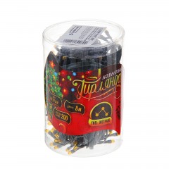 Гирлянда «Метраж» 8 м, 200 ламп, 220V, желтый - Фото 2