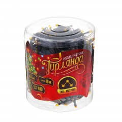 Гирлянда «Метраж» 16 м, 400 ламп, 220V, желтый - Фото 2