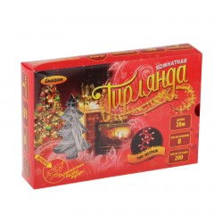 Гирлянда «Метраж» 20 м, LED-200-220V, фиолет - Фото 1