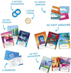 Игра настольная «Год путешествий» - Фото 2