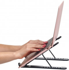 Подставка под ноутбук складная настольная - Фото 2