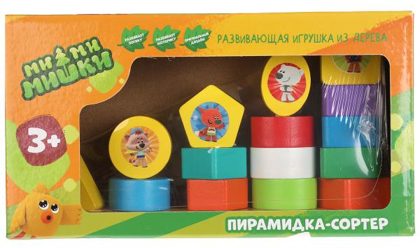Пирамидка-сортер «Ми-ми-мишки» | Буратино | Фото 1