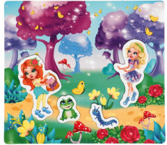 Игра настольная на магнитах «Лесные волшебницы. Волшебный лес» - Фото 3
